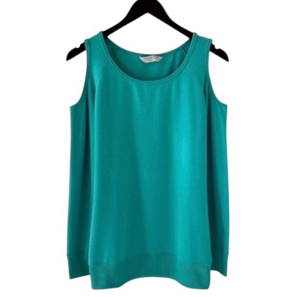 Boston Proper Seafoam Green Long Sleeve Cold Shoulder Sweatshirt Size Small